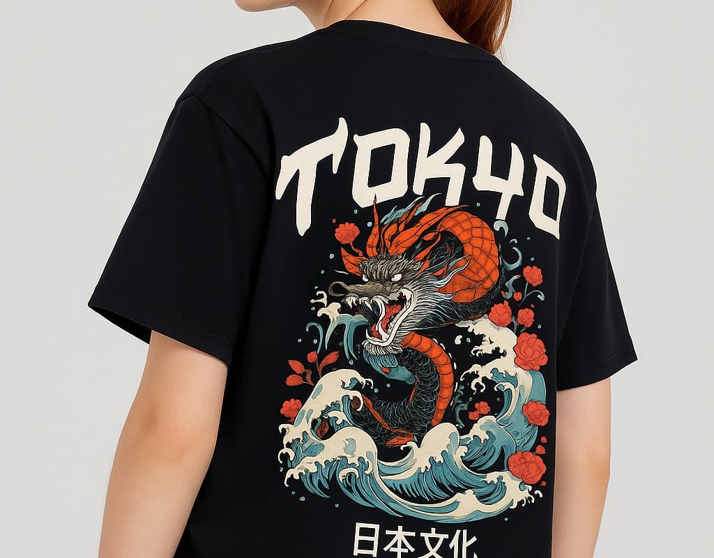 tokyo-dragon-wave-t-shirt - Preview