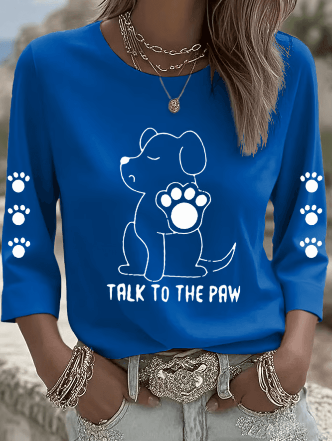 Paws Funny Puppy Print Shirt - Image 5
