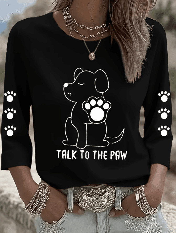 Paws Funny Puppy Print Shirt - Image 4